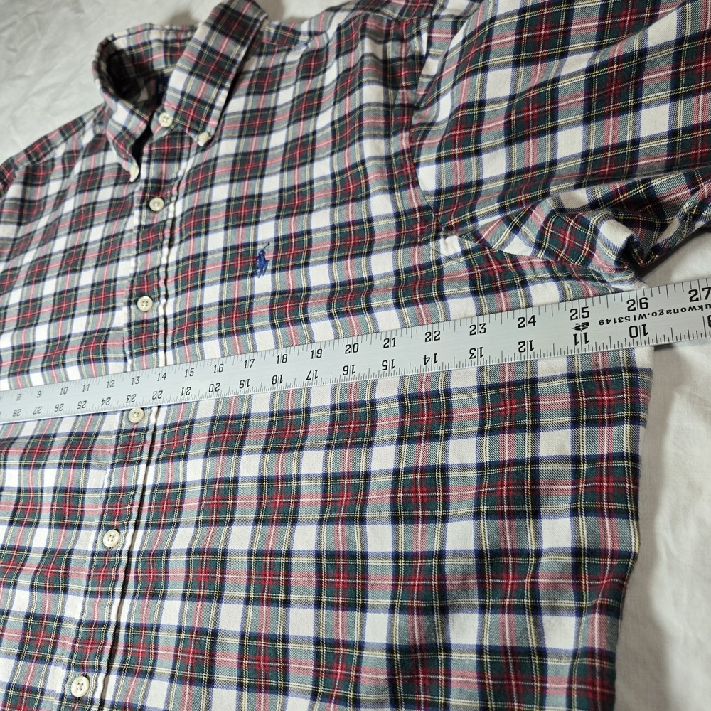 Vintage Ralph‎ Lauren  Long Sleeve Button Down Shirt Mens XL Plaid - Picture 4 of 7
